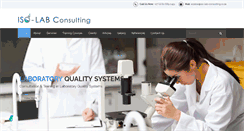 Desktop Screenshot of iso-lab-consulting.co.za